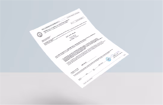 Certification document from Central Institute of Plastics Engineering & Technology awarded to SCAN s.a.c.